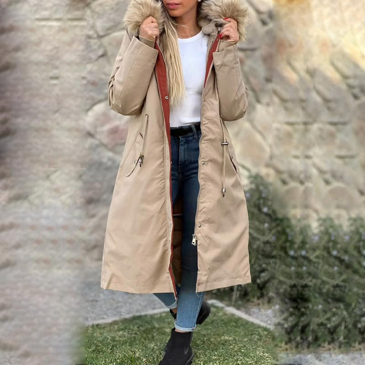 SOPHIE | Parka d’Hiver Chaude et Chic à Doublure Amovible et Capuche Luxe